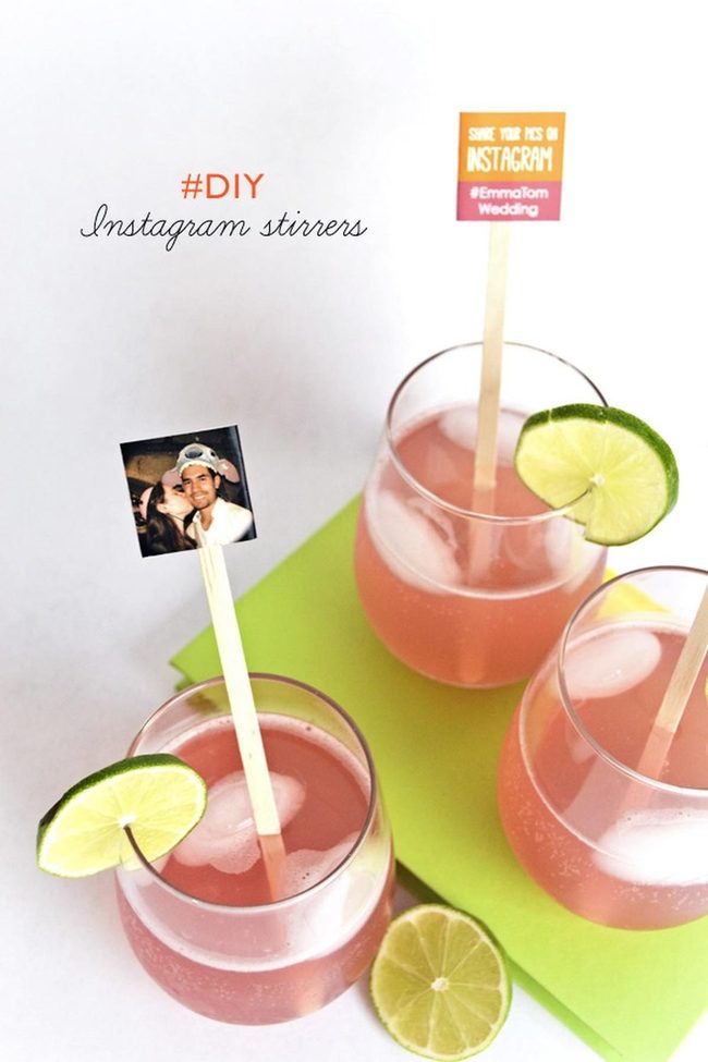 Pink Citrus Wedding Cocktails