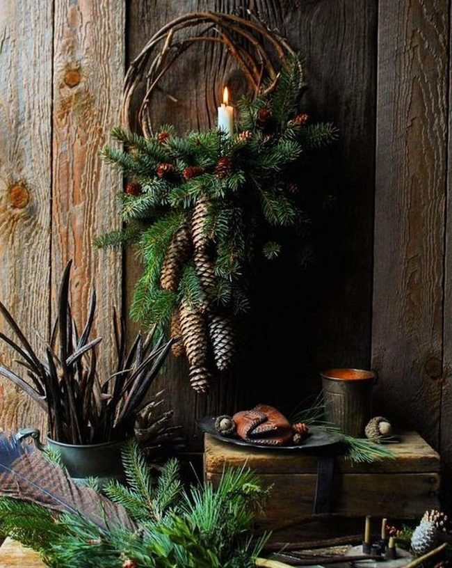 Pinecone Candle Woodland Room