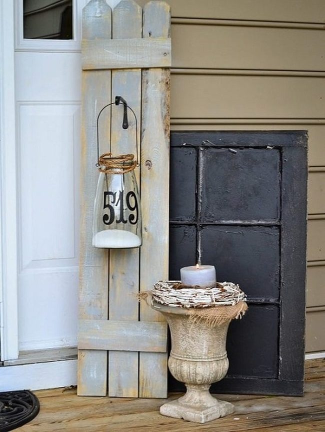 Weathered Wood House Numbers