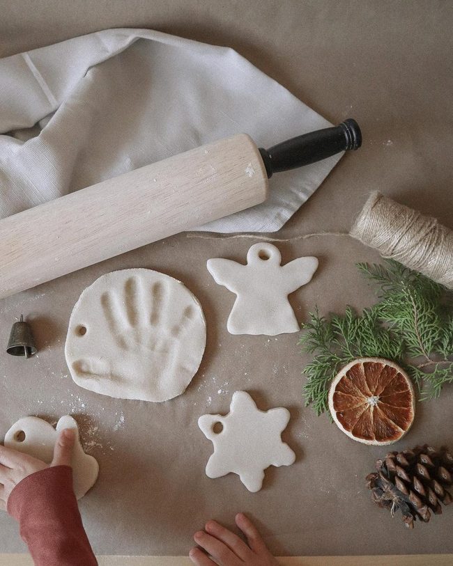 Handmade Dough Ornaments With Citrus