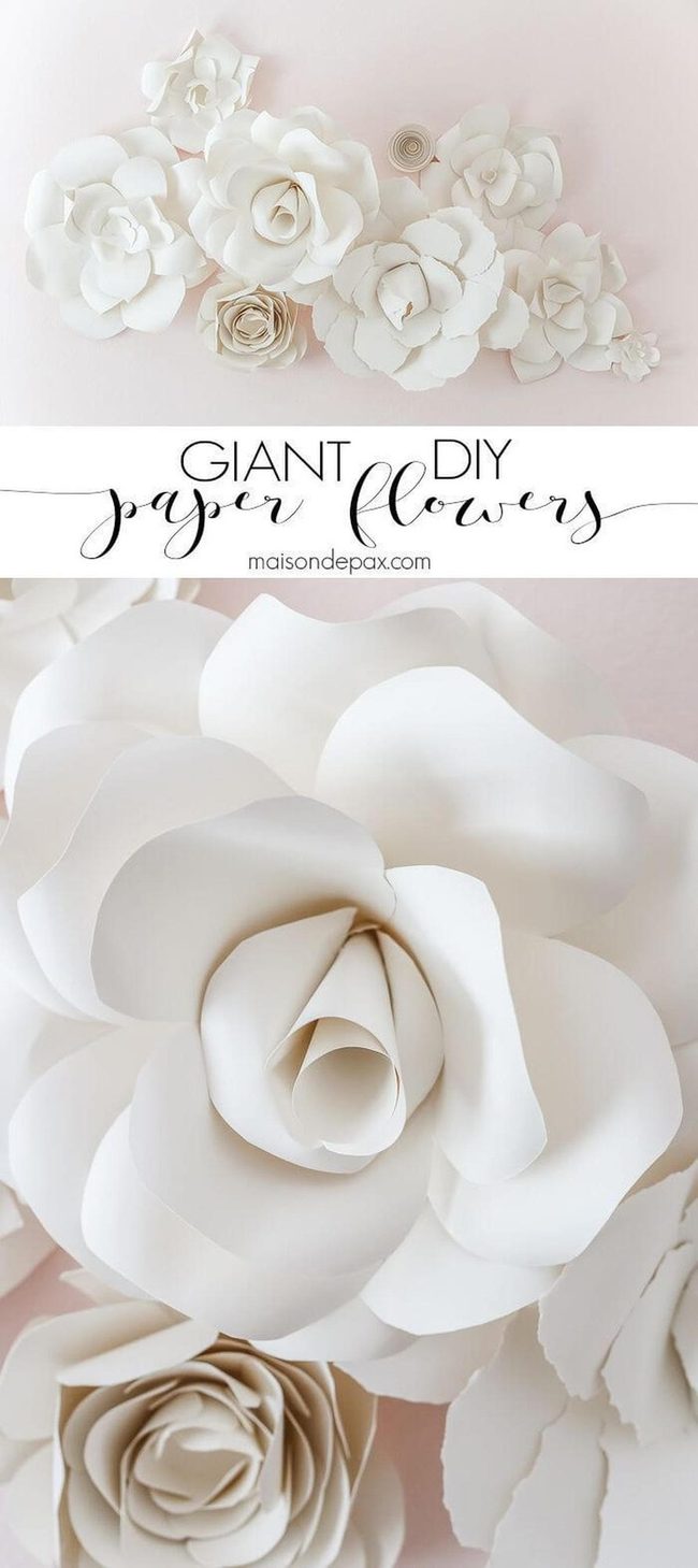 Oversized Paper Blooms Statement