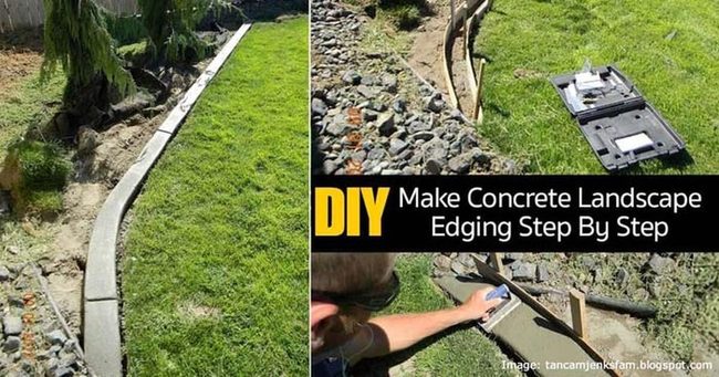 Concrete Garden Borders
