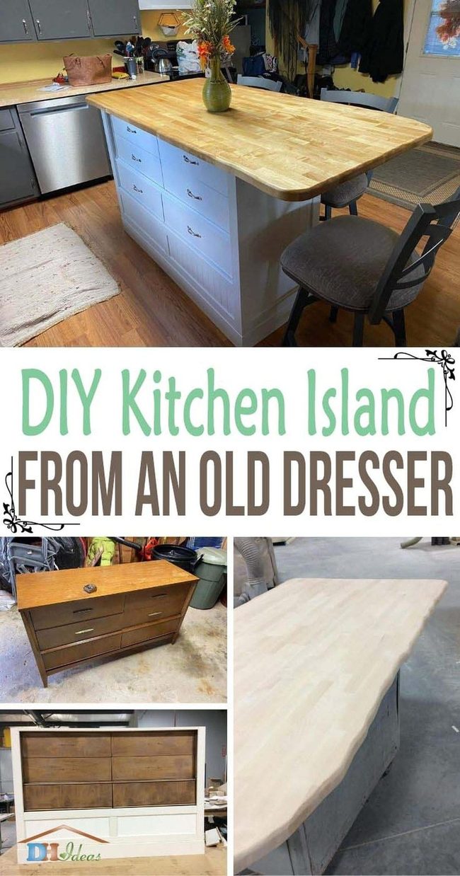 Dresser To Kitchen Island