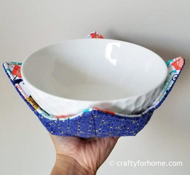 Reversible Fabric Bowl Cozies