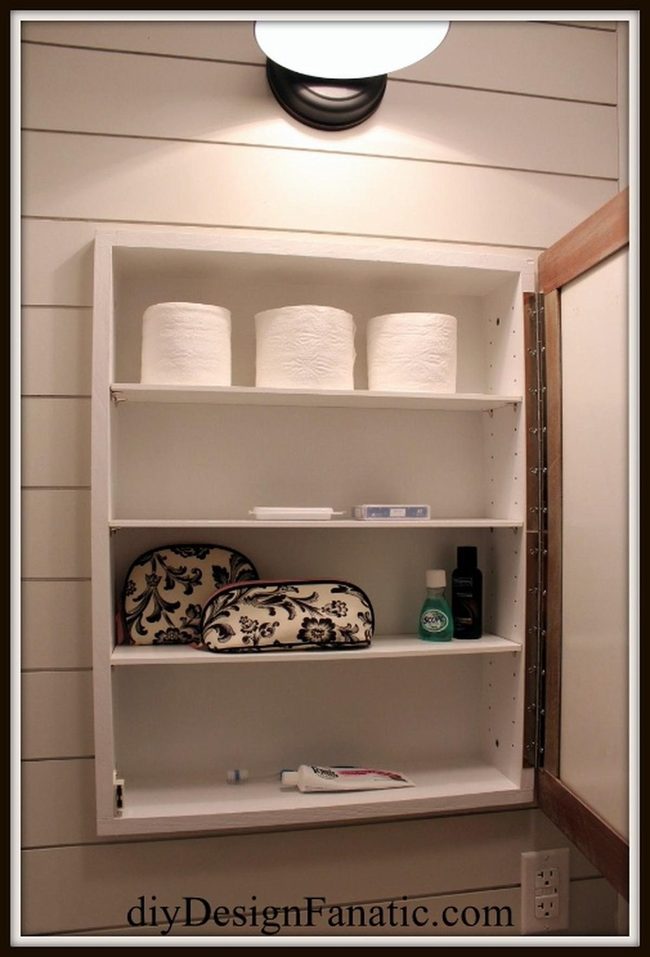 Black Floral Bathroom Storage