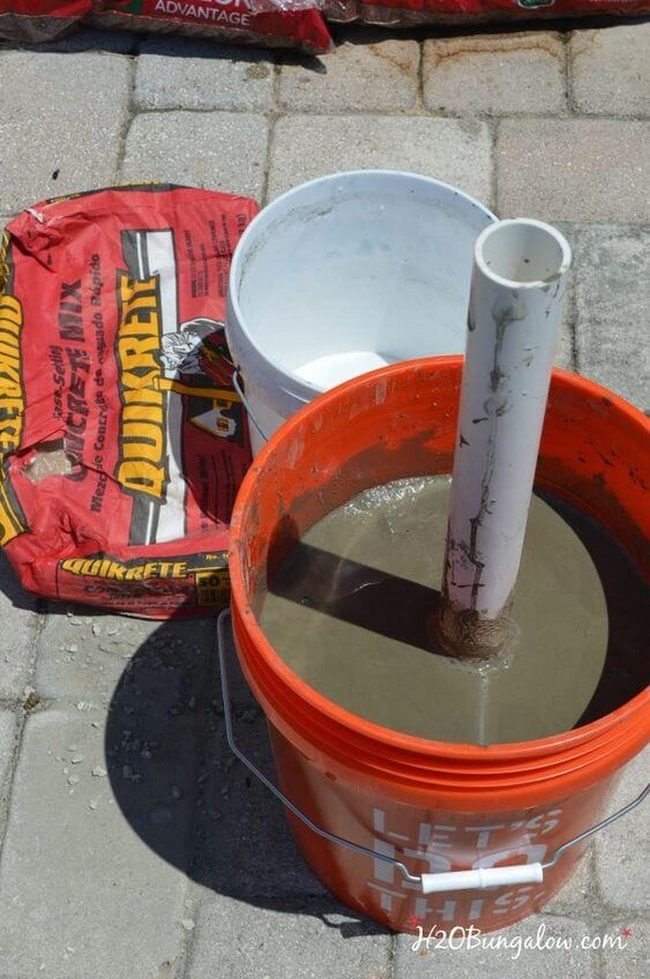 Recycled Bucket Earth Planters