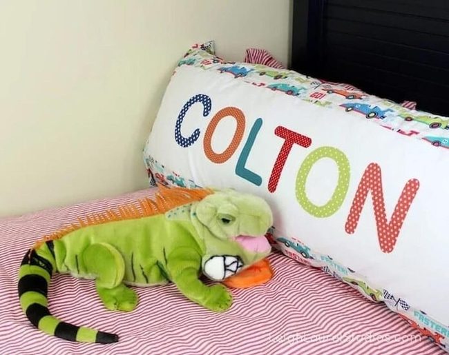 Colored Letters, Neutral Canvas