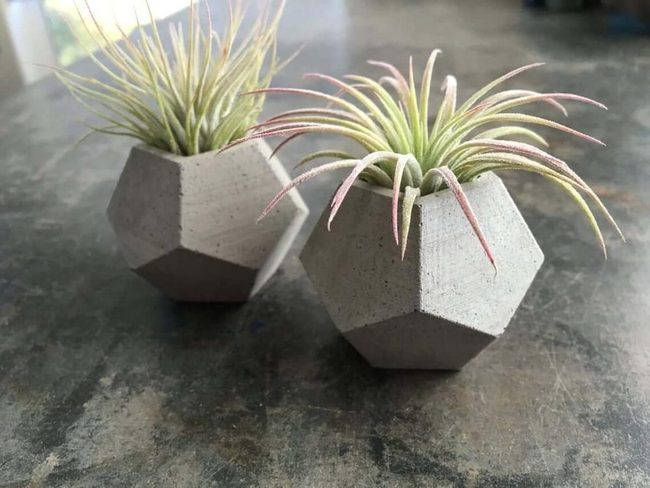 Grey Concrete Geometry Set