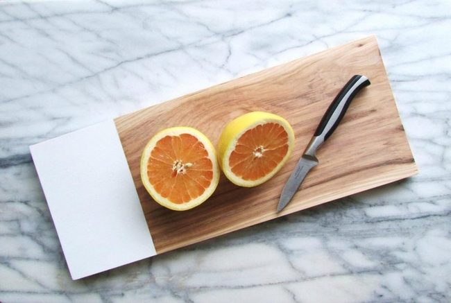 Wooden Boards Meet Marble