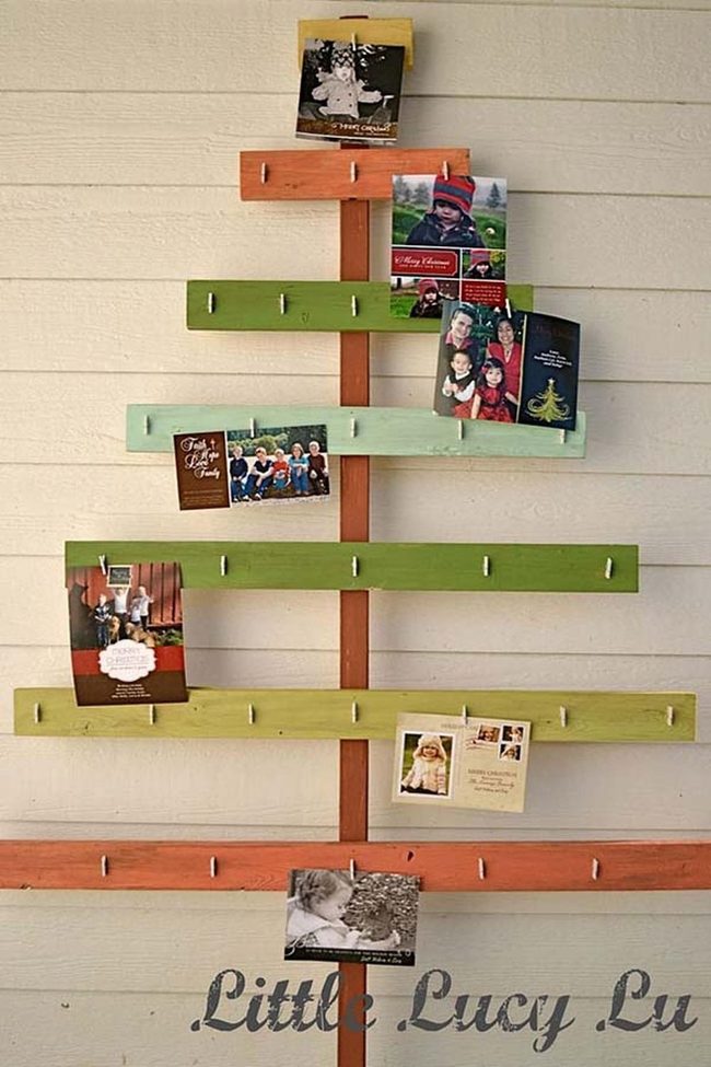 Wooden Photo Tree With Natural Warmth