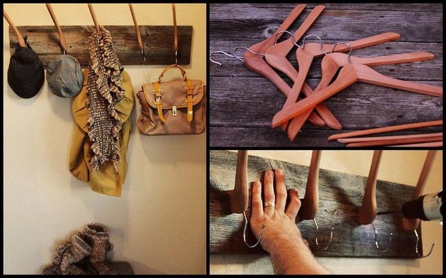 Natural Wood Peg Storage