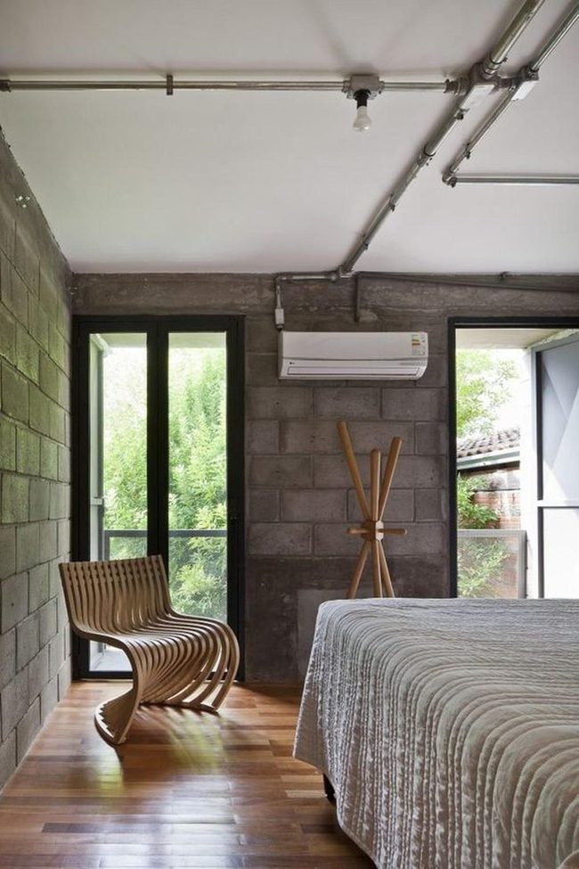 Gray Concrete Meets Natural Light
