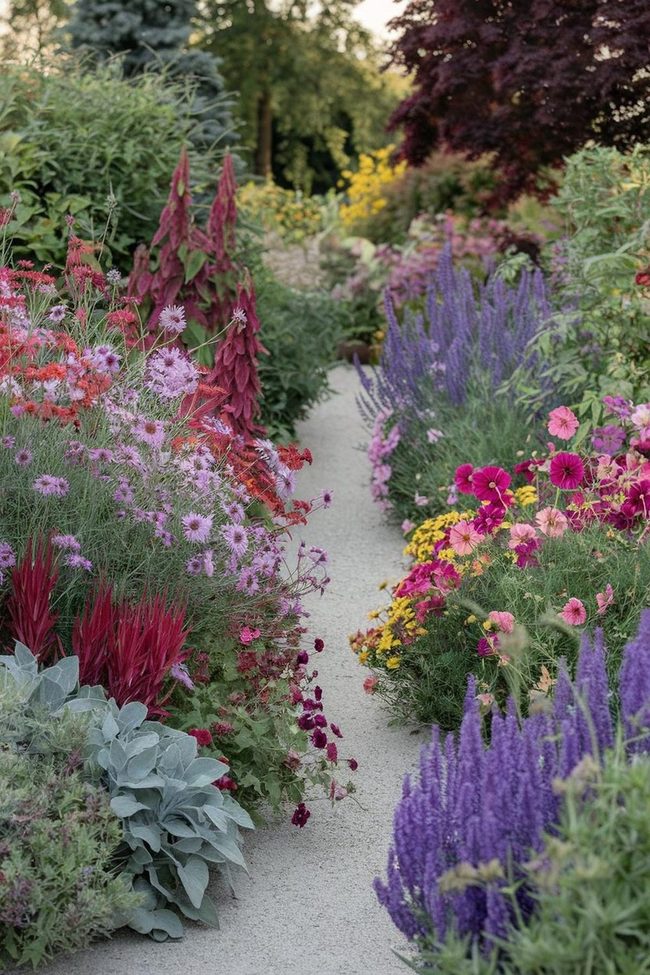 Crunching Gravel Garden Path