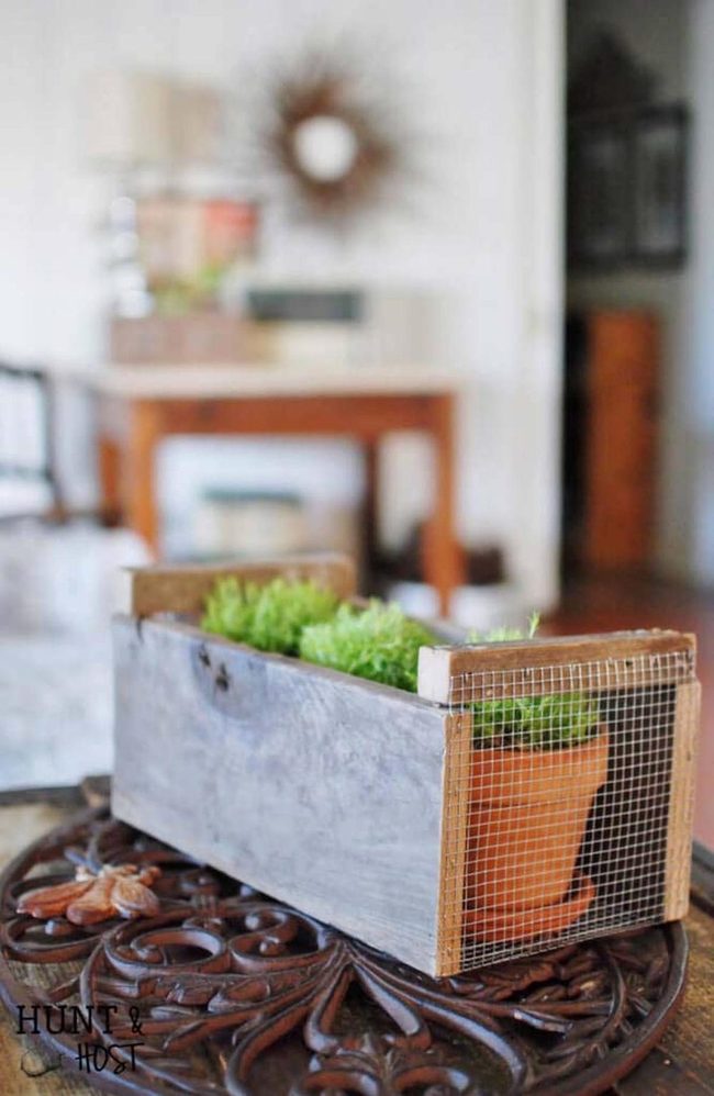 Natural Wood Herb Station