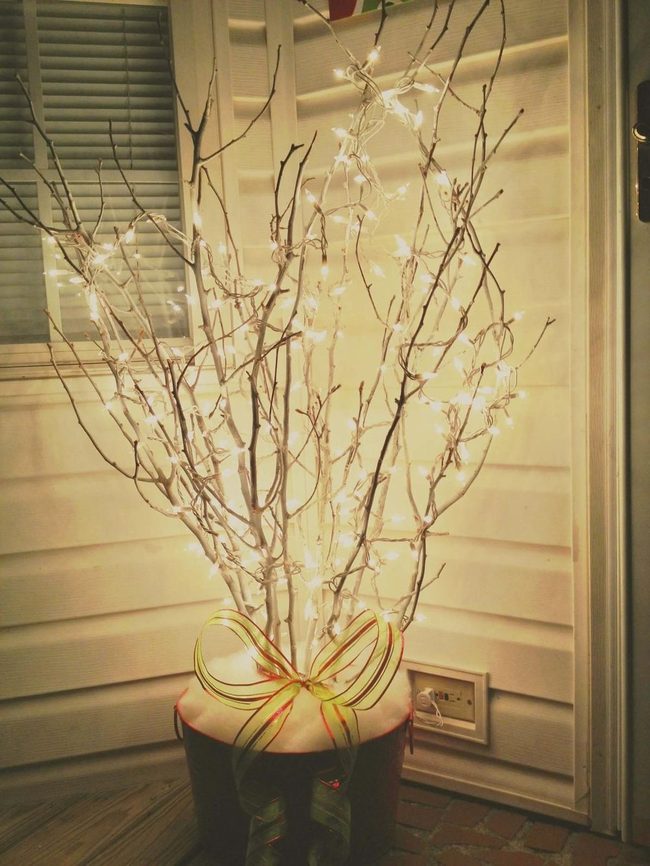 Illuminated Branch Centerpiece