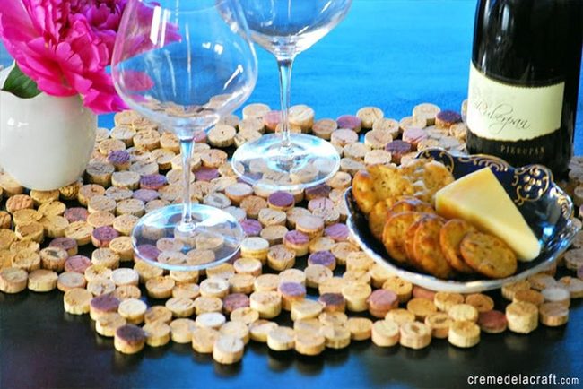Cork Surface Wine Gathering