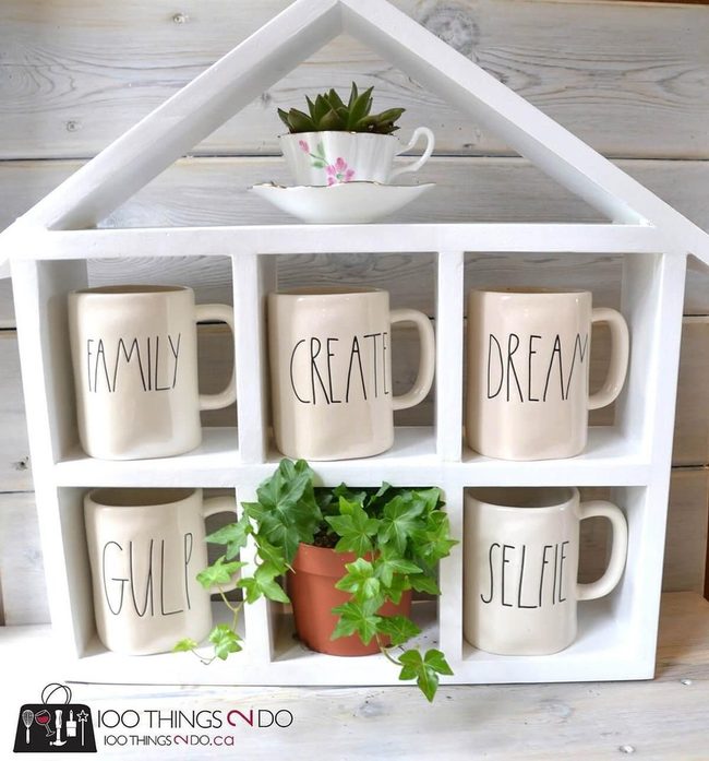 Painted Cottage Mug Hooks