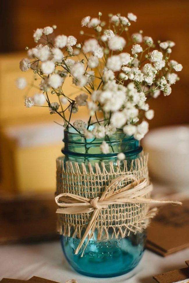 Jute-Wrapped Jar Vase
