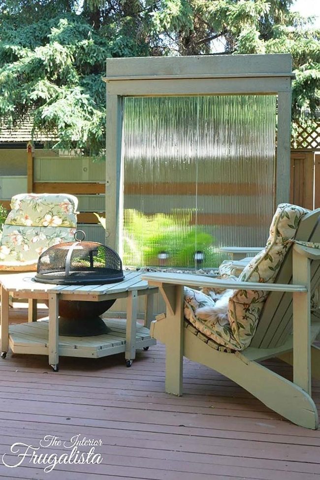 Cascading Water Wall Lights
