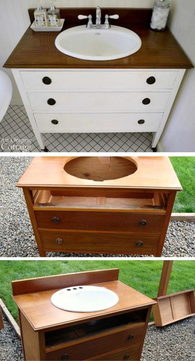 Vintage Dresser Bathroom Vanity
