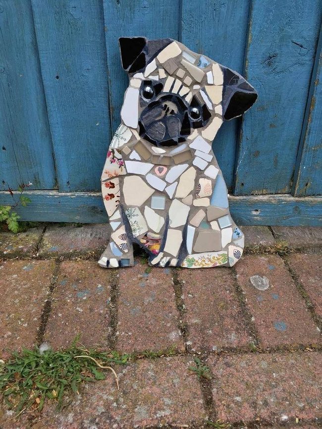 Handmade Animal Mosaic Garden Art