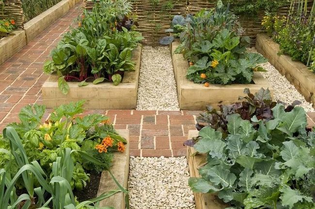 Reclaimed Railroad Ties Garden Frame