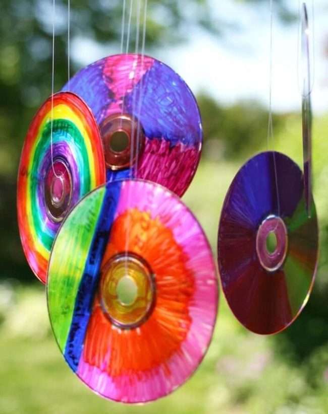 Shimmering Cd Rainbows
