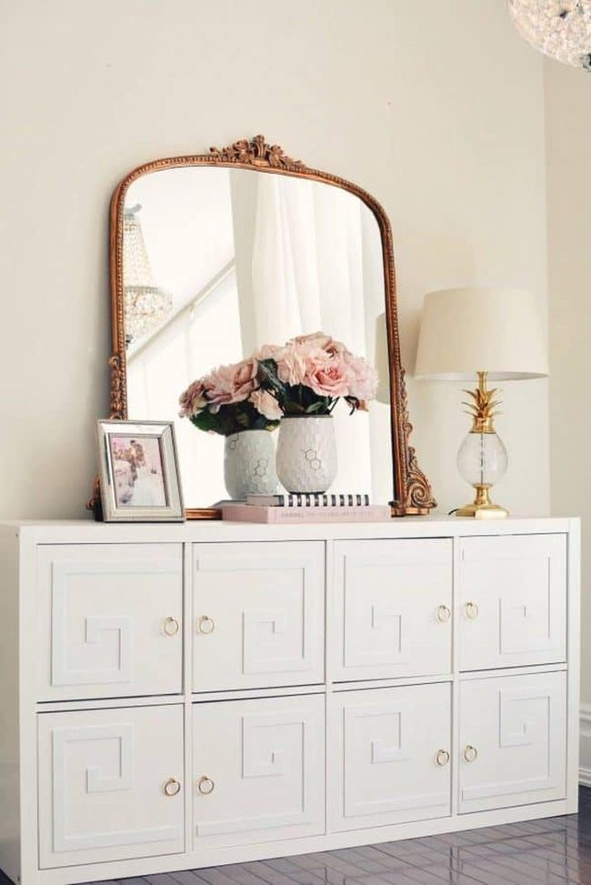 Gold Geometric Dresser Transformation