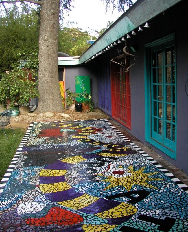Mosaic Pathway To Artistic Entry
