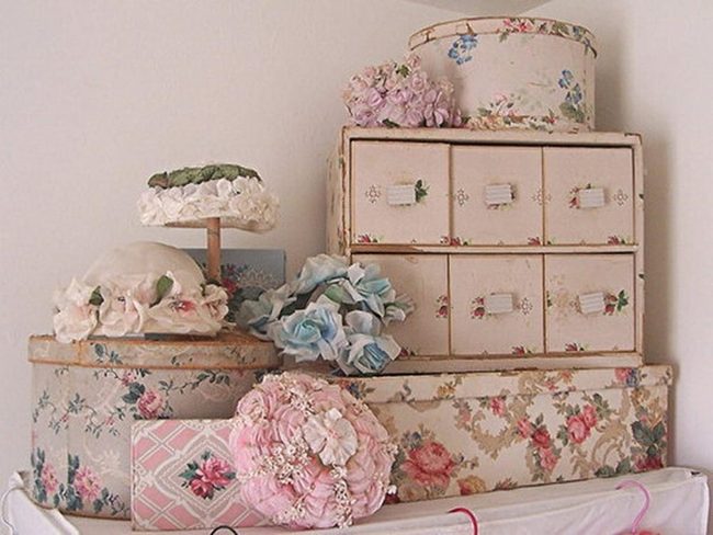 Pastel Vintage Florals Display