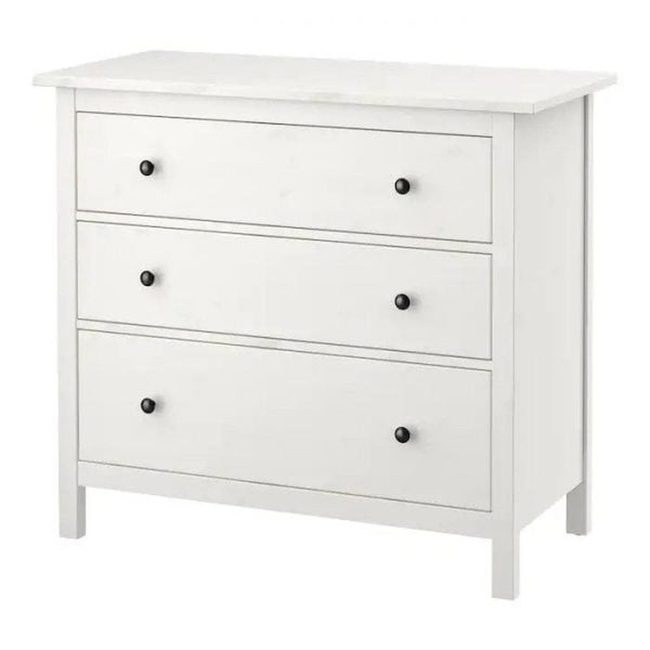 Dark Chalk Paint Wooden Leg Dresser