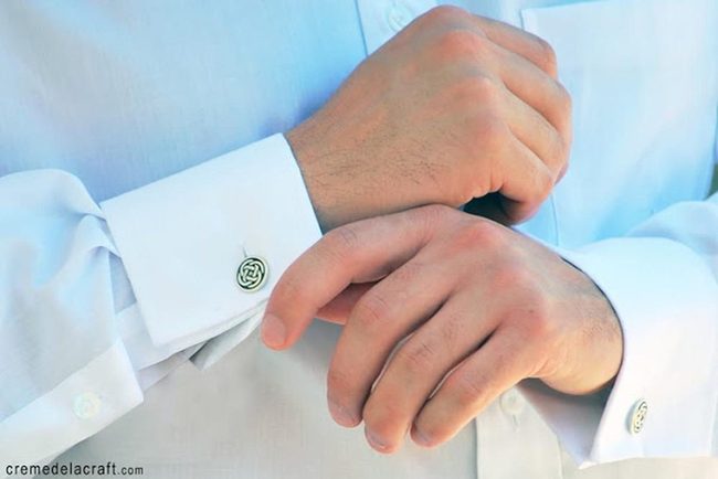 Silver Statement Cufflinks