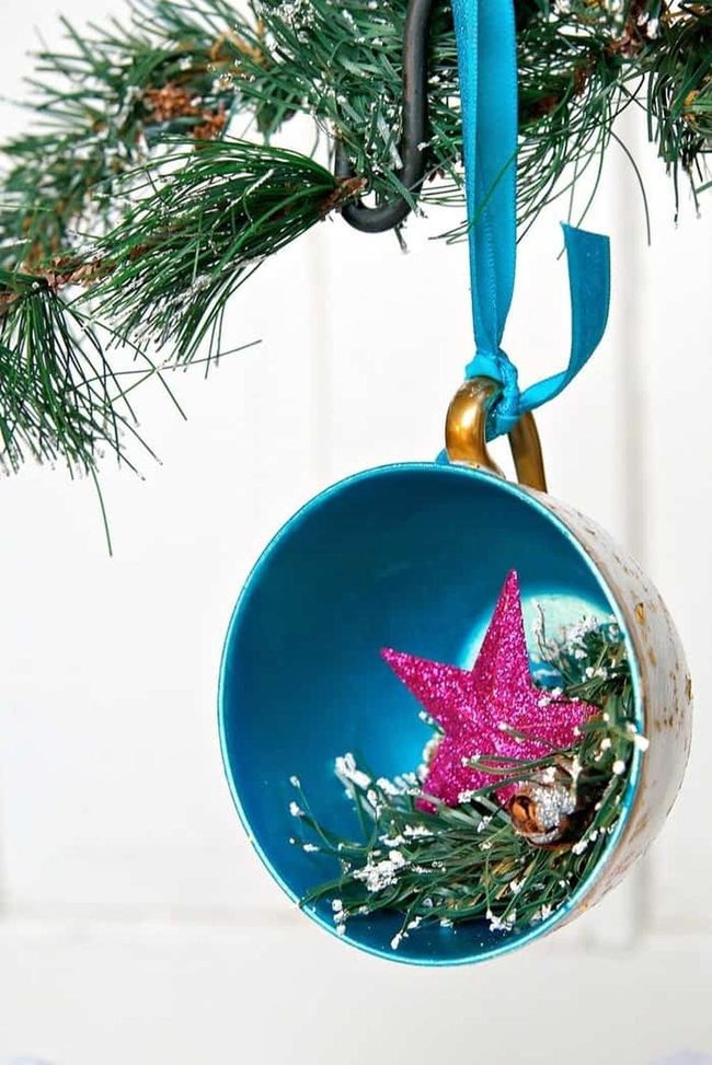 Teacup Ornaments With Personal Flair