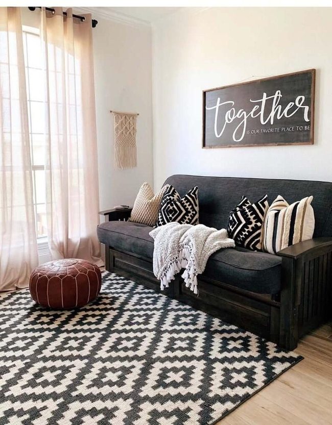 Black Lettering Wooden Frame