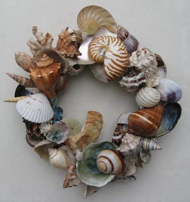 Coastal Shell Wall Wreath
