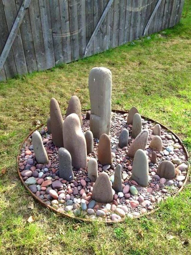 Grey Stone Circle Garden