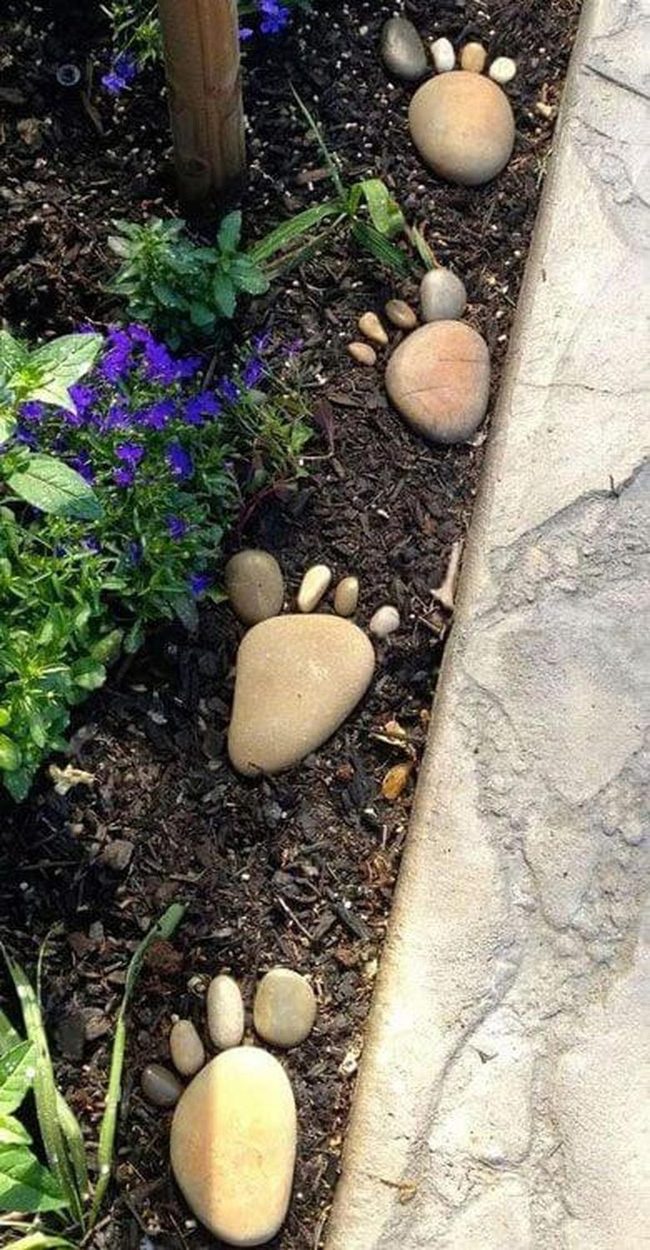 Stone Footprint Pathways