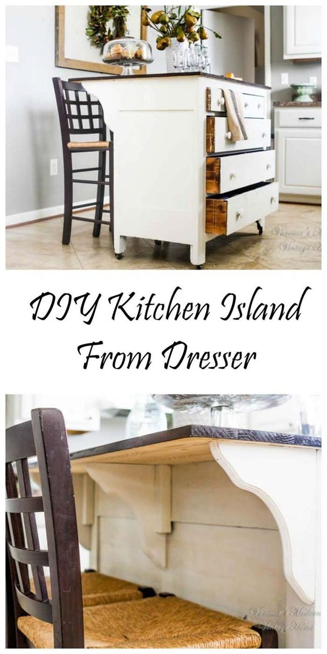 Dresser Island Kitchen Storage
