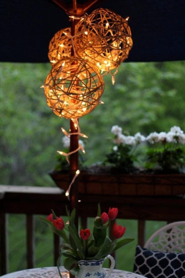 Handmade Twine Lanterns With Warm Glow