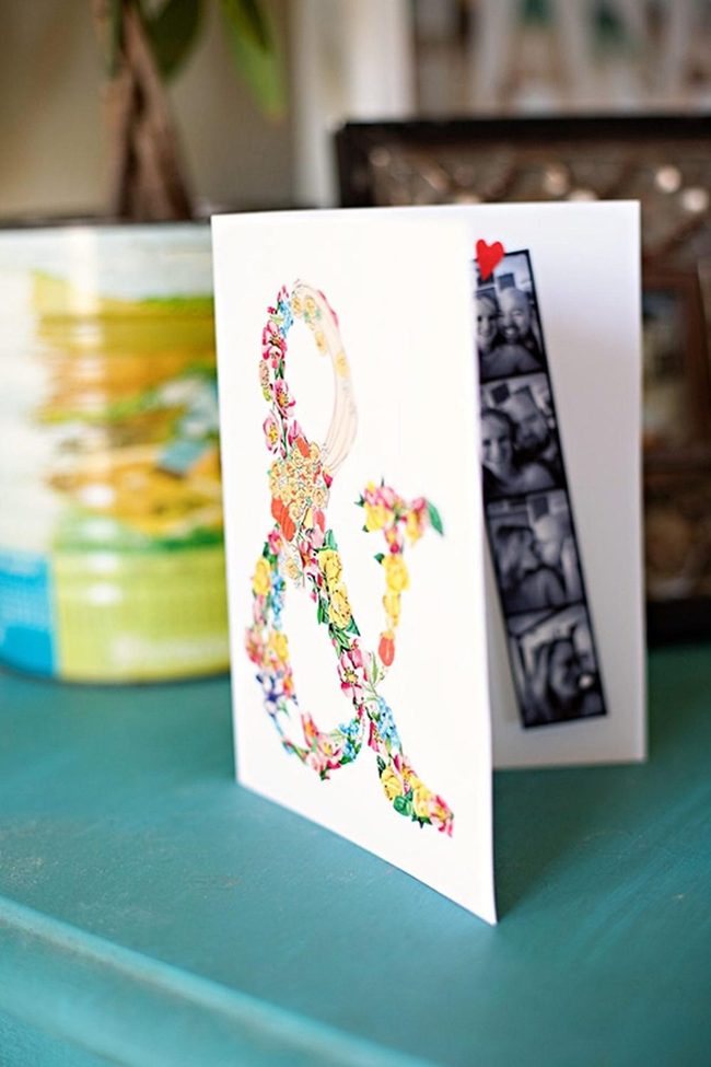Red And Teal Handmade Cards