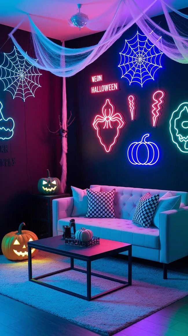 Neon Green Halloween Electric Glow