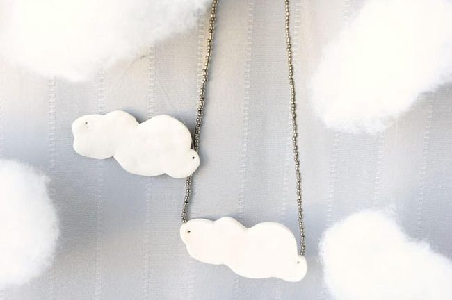 Floating White Cloud Installation