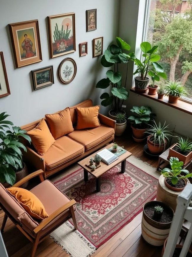 Layered Green Balcony On Budget