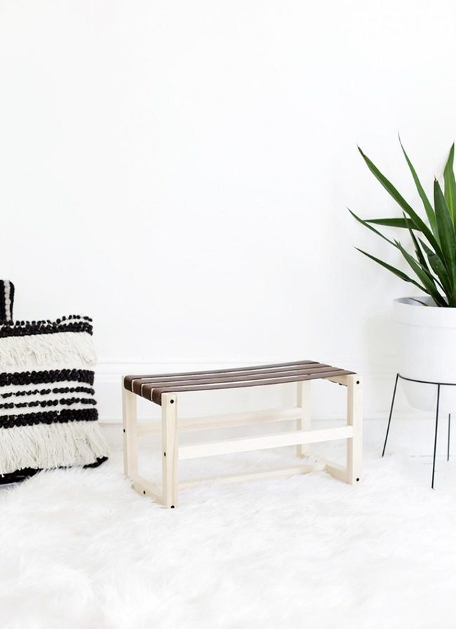 White Minimalism With Living Green