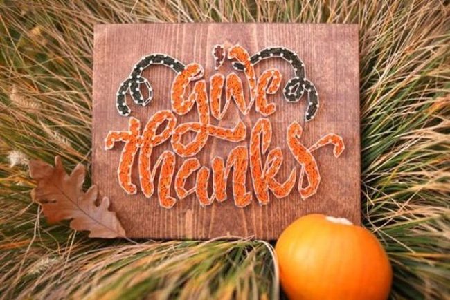 Orange Lettering Harvest Sign