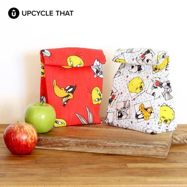 Classic Cartoon Red Lunch Bags