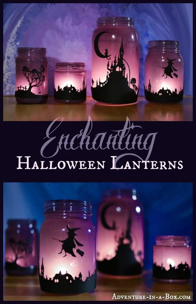 Black Paper Shadow Lanterns