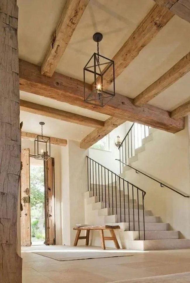 Exposed Timber Entryway