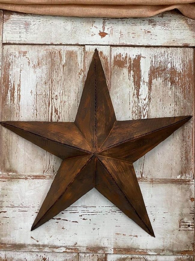 Weathered Handmade Star Pieces
