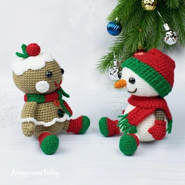 Handmade Crochet Festive Creatures